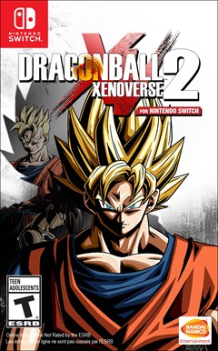 Dragon Ball Xenoverse 2 Nintendo Switch Box Art