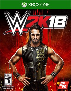 WWE 2K18 Xbox One Box Art