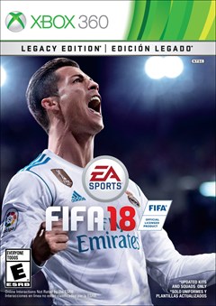 FIFA 18 Xbox 360 Box Art