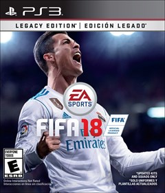 FIFA 18 PlayStation 3 Box Art