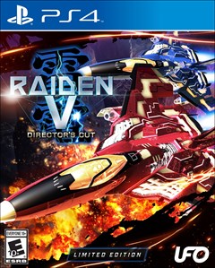 Raiden V: Director's Cut PlayStation 4 Box Art