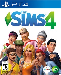 The Sims 4 PlayStation 4 Box Art