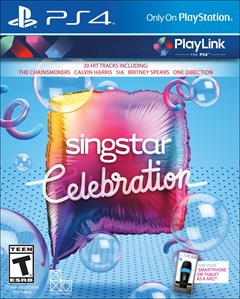 Singstar: Celebration PlayStation 4 Box Art