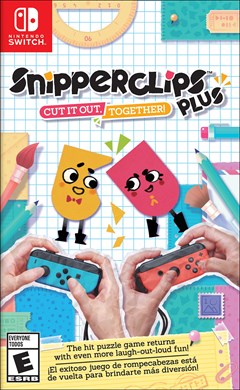 Snipperclips Plus: Cut it out, Together! Nintendo Switch Box Art