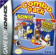 Rent Sonic Advance + Sonic Pinball Party for GBA