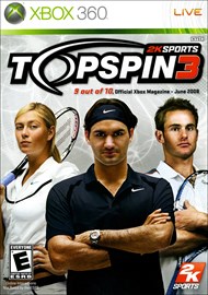 Rent Top Spin 3 for Xbox 360