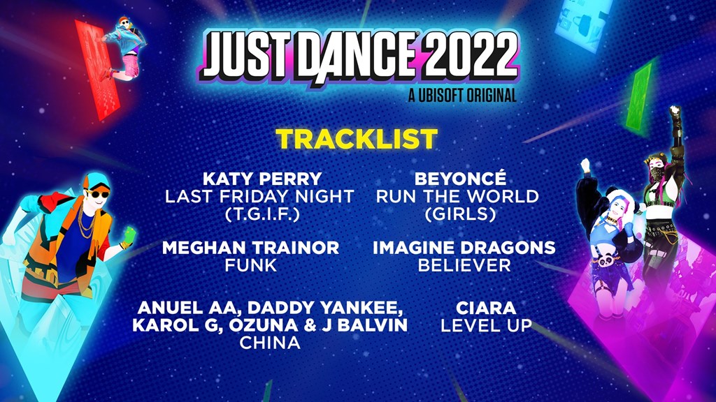 just dance 2022 song list unlimited
