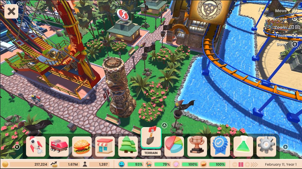 Rollercoaster Tycoon Adventures Deluxe Switch Review 