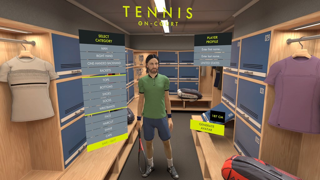 Rent Tennis On-Court on PlayStation 5