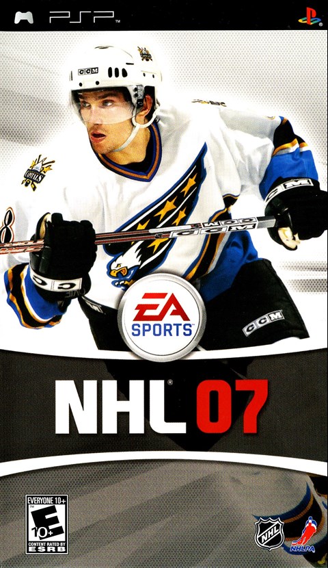 Нхл на псп. NHL 07 PSP Box Cover. NHL 2007. НХЛ 07 диск. Хоккей PSP 13.