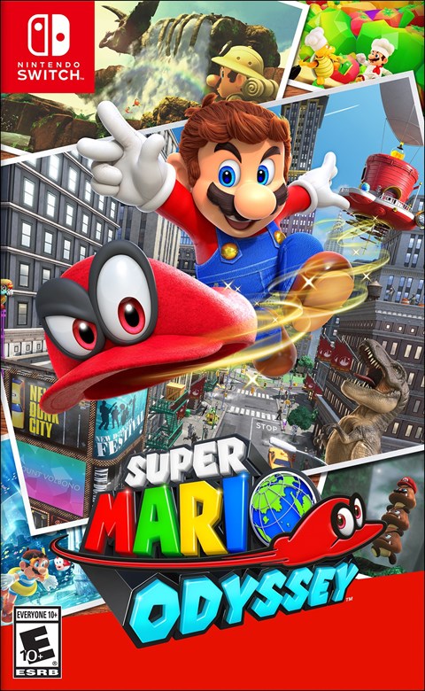 Nintendo Switch Super Mario Odyssey Flerfärgad