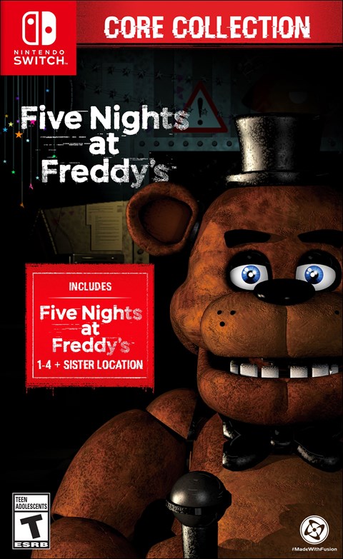 FNAF Five Nights At Freddys 1-4 + Sister Location Game Sony PS4 XBOX One  Switch