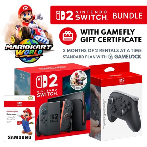 Buy Switch 2 Mario Kart Bundle W/Pro Controller at GameFly | GameFly